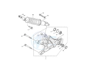 HW XENTER 150 drawing REAR SHOCK ABSORBER