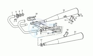 SP III 1000 drawing Exhaust unit