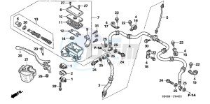 TRX680FAC drawing FR. BRAKE MASTER CYLINDER