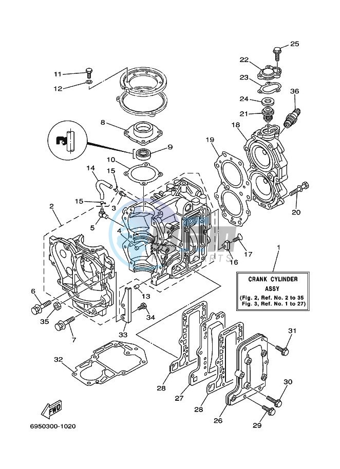 CYLINDER--CRANKCASE