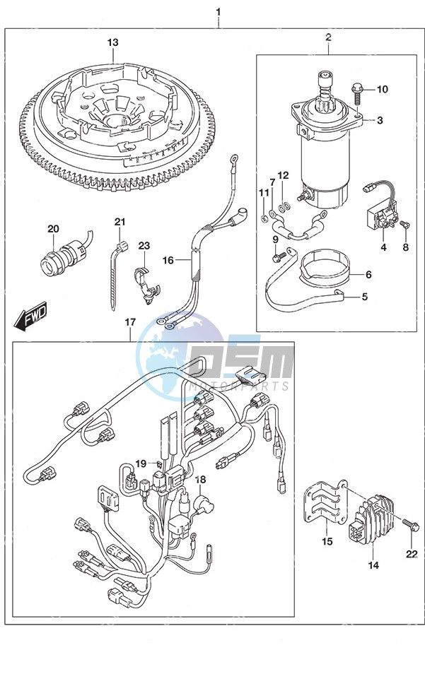 Starting Motor Manual Starter