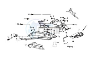 WOLF SB125Ni (L8) EU drawing REAR COWLING / REAR LIGHT