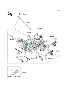 VERSYS KLE650A9F GB XX (EU ME A(FRICA) drawing Throttle