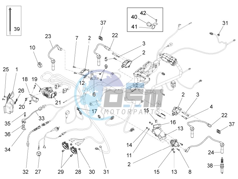 Front electrical system