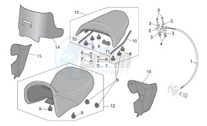 ETV 1000 Capo Nord Capo Nord drawing Saddle