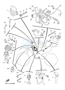 YZ450F (B115 B116 B117) drawing ELECTRICAL 1