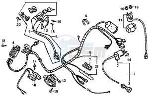 SUPER DUKE 125 drawing WIRING HARNASS