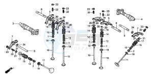 NV600C drawing CAMSHAFT/VALVE