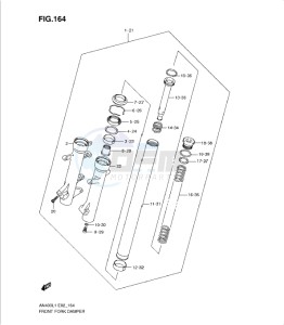 AN400Z drawing FRONT FORK DAMPER (AN400L1 E19)