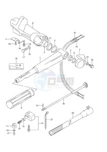 DF 25 drawing Tiller Handle