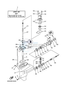 F15PLR drawing PROPELLER-HOUSING-AND-TRANSMISSION-1