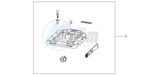 CBF500 drawing REAR BASE CARRIER