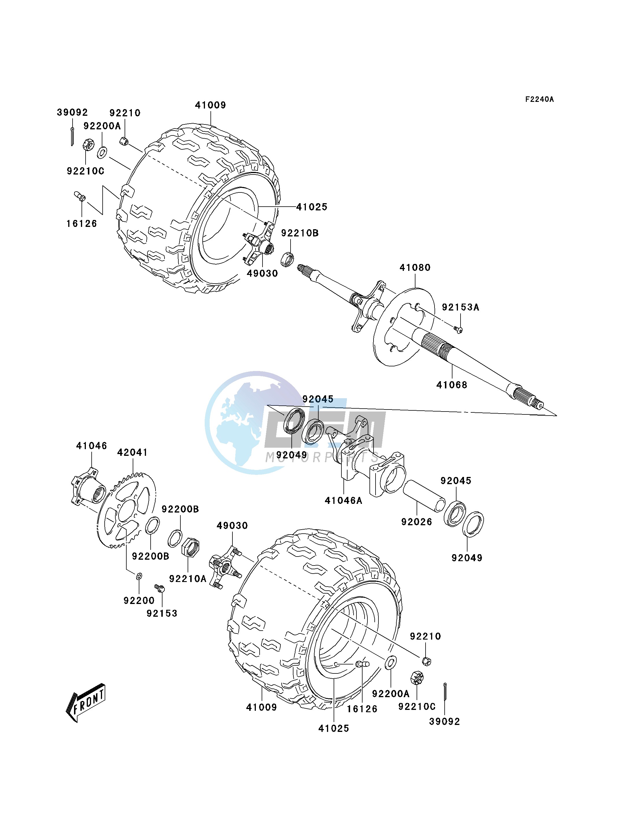 REAR HUB-- A2- -