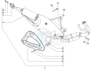 Runner 50 SP 2012 in fiche drawing Silencer