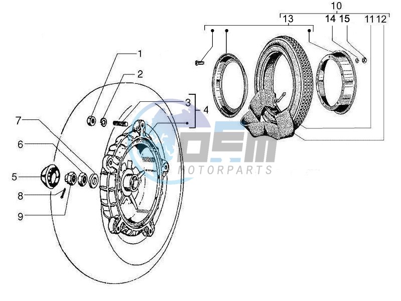 Rear wheel