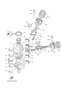 F350NCC-2019 drawing CRANKSHAFT--PISTON