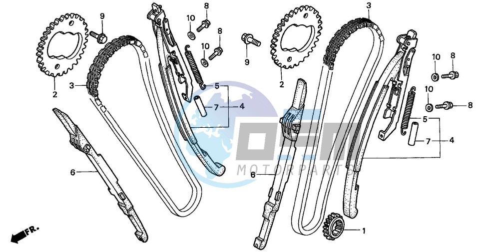 CAM CHAIN/TENSIONER