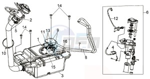 JOYRIDE 200i drawing FUEL TANK - FUEL CUT