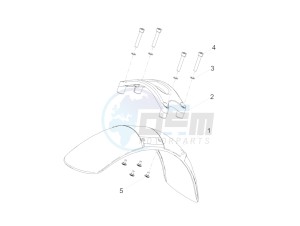 V7 III Stone 750 E4 (APAC) drawing Front mudguard-Pillar