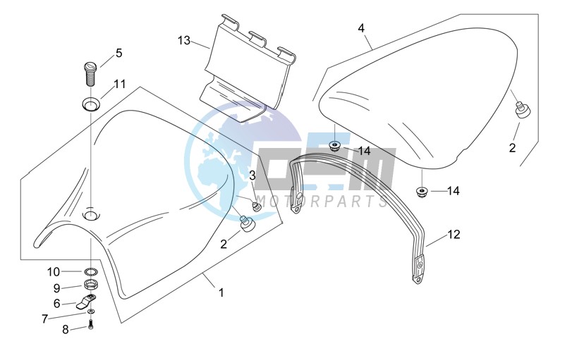 Saddle unit