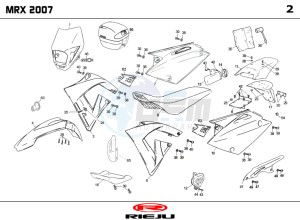 MRX-50-BLUE drawing COWLING