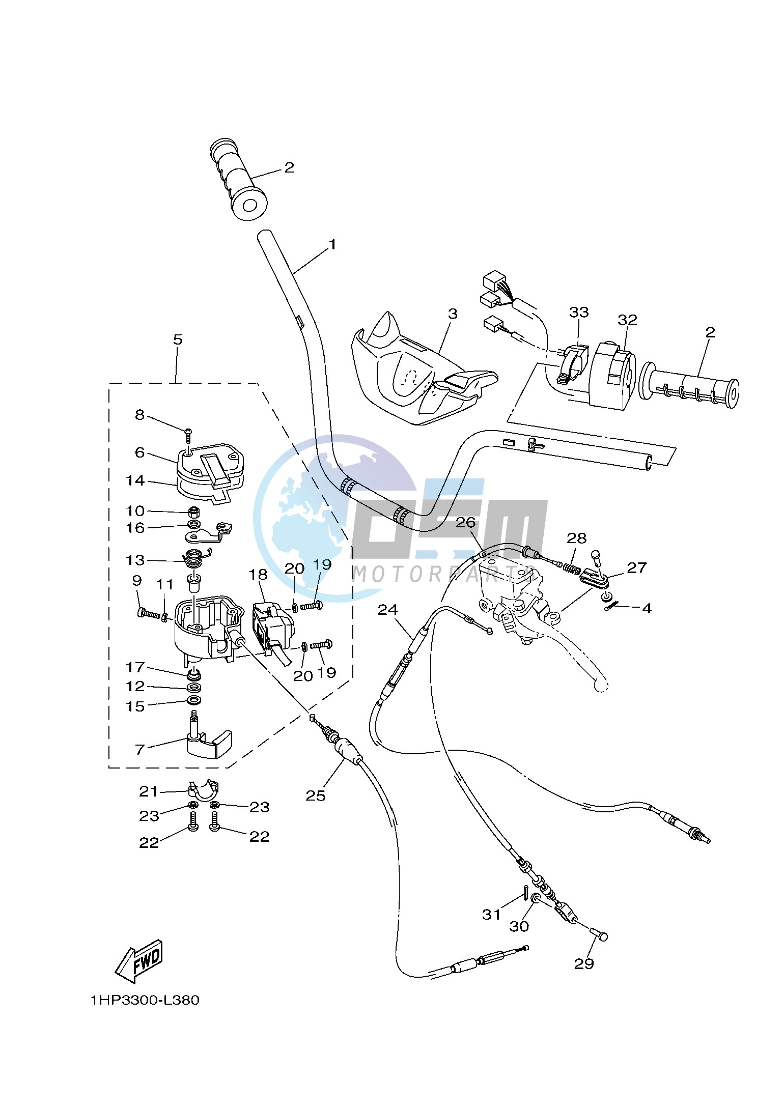 STEERING HANDLE & CABLE