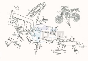 SMX RACING 50 drawing CHASSIS