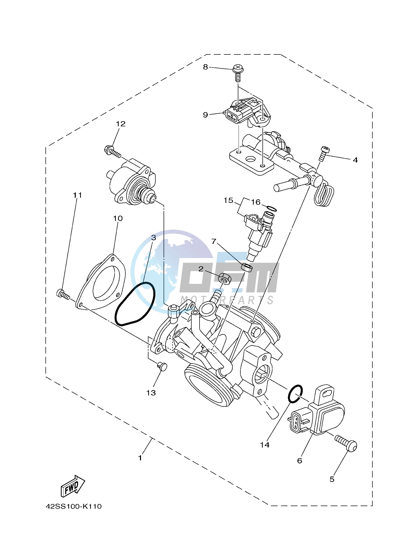 THROTTLE BODY ASSY 1