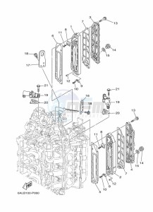 FL250GETX drawing CYLINDER-AND-CRANKCASE-3