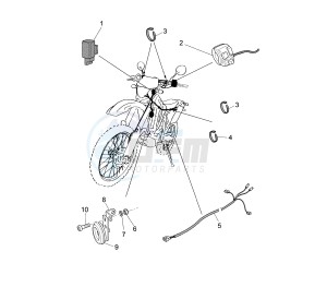 WR F 250 drawing ELECTRICAL DEVICES EURO KIT