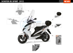 RS-SPORT-BLACK 50 drawing ACCESSOIRIES - STICKERS SET