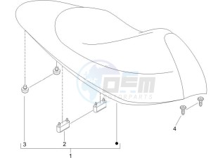 NRG 50 power DT drawing Saddle seats - Tool roll