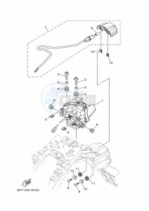 MT-07 MTN690 (BATX) drawing TAILLIGHT