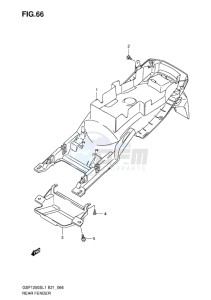 GSF-1250S BANDIT EU drawing REAR FENDER