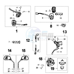 TKR MA BE drawing BRAKE SYSTEM PAIOLI FORK