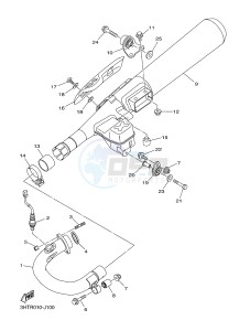 SR400 (2RD1) drawing EXHAUST