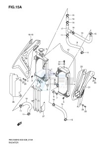 RM-Z450 (E3-E28) drawing RADIATOR (MODEL K6)