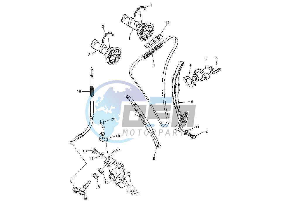 CAMSHAFT -CHAIN