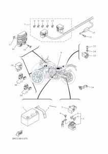 XTZ690 TENERE 700 (BEH3) drawing ELECTRICAL 1