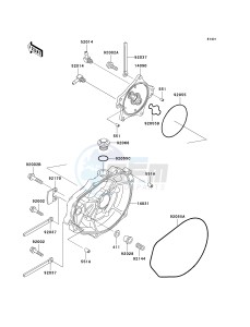 JT 1100 B [1100 STX] (B1-B2) [1100 STX] drawing ENGINE COVER-- S- -