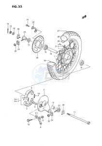 DS80 (E24) drawing REAR WHEEL