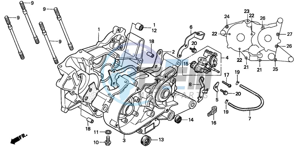 CRANKCASE/OIL PUMP