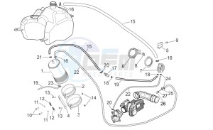 Sport City 125-200-250 e3 drawing Fuel vapour recover system