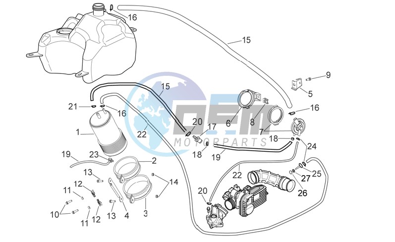 Fuel vapour recover system