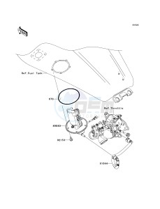 VN 1600 D [VULCAN 1600 NOMAD] (D6F-D8FA) D6F drawing FUEL PUMP