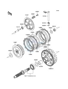 VERSYS KLE650B8F GB XX (EU ME A(FRICA) drawing Clutch