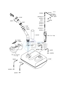 JET_SKI_ULTRA_LX JT1500KFF EU drawing Fuel Tank