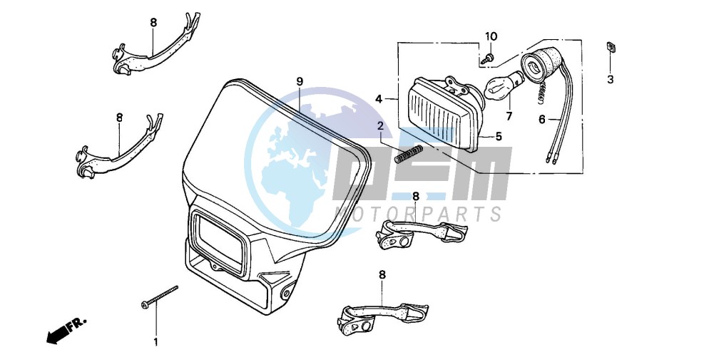 HEADLIGHT (CM/DK)