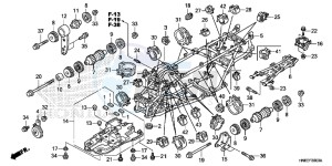 TRX680FAG Wave 110 - AFS110 UK - (E) drawing FRAME BODY