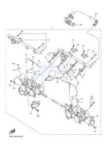 FJR1300A FJR1300A ABS (1MCN) drawing INTAKE 2